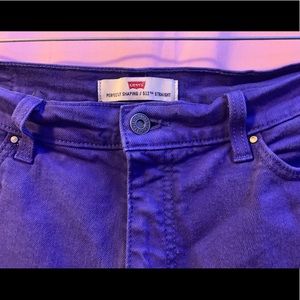Purple Levi Jeans